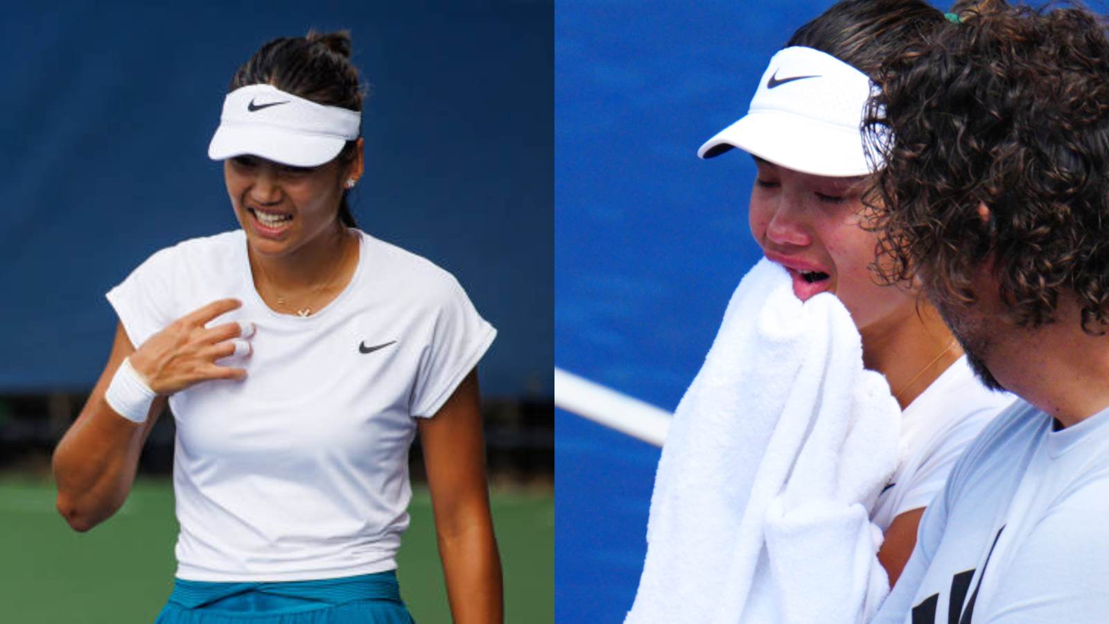 WATCH: ‘US Open in the mud?’ Emma Raducanu left in tears during the practice session as an injury scare looms over her title defense