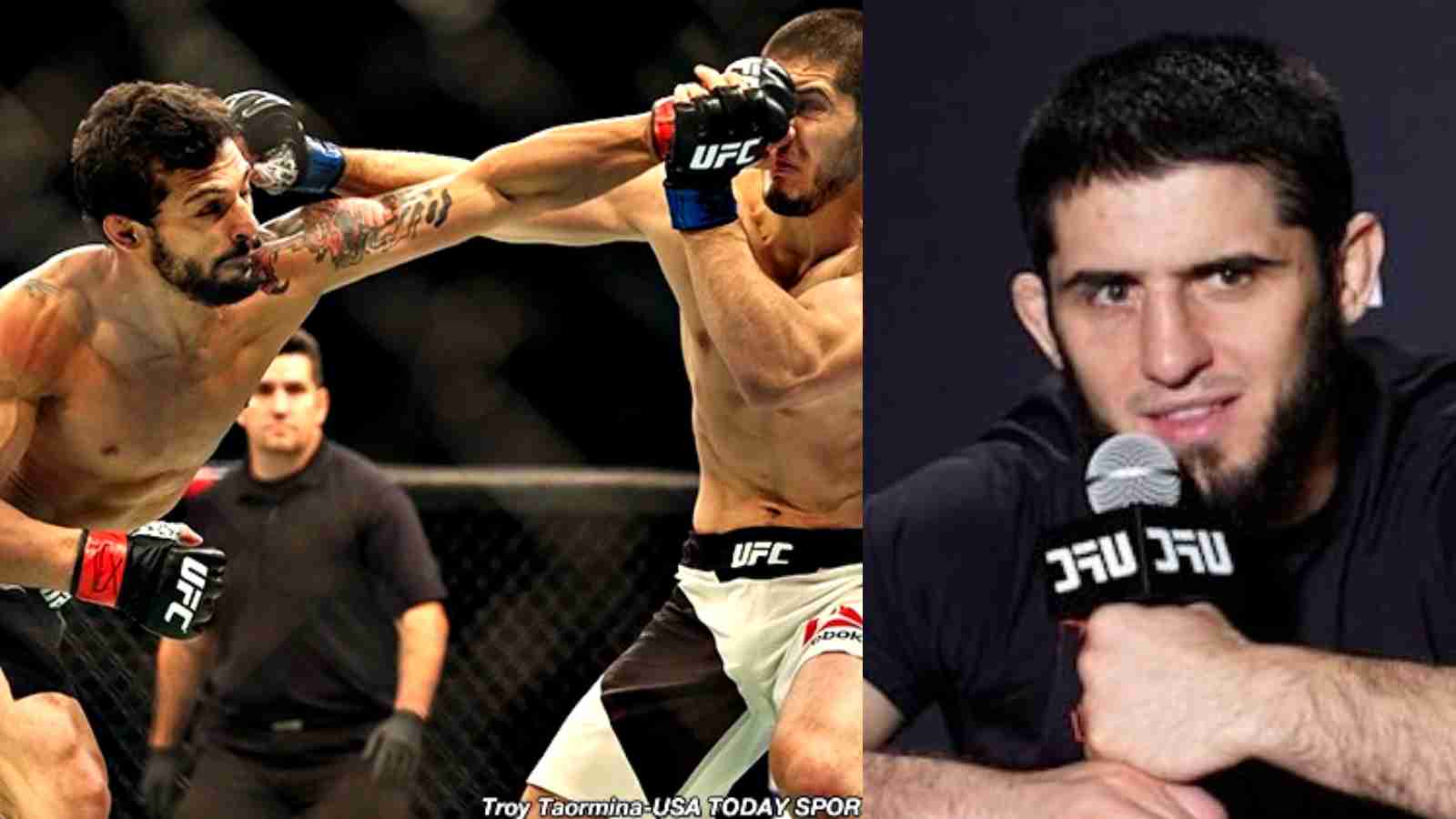 “100 percent lucky punch” – Islam Makhachev discredits Adriano Martins’ win over him in UFC