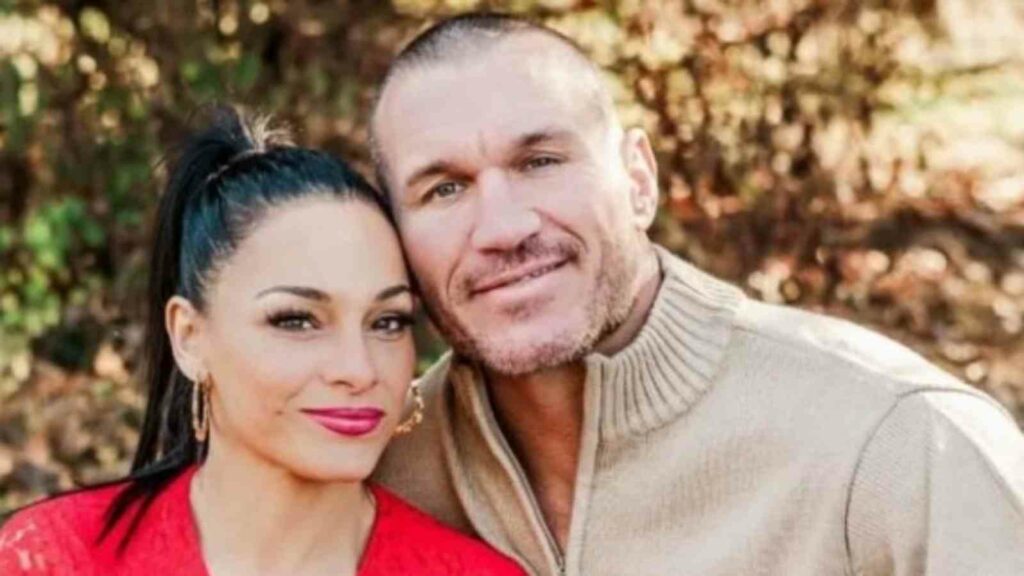 Randy Orton with wife Kim Orton