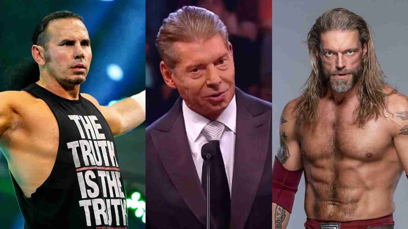 “Neither one of you will ever work a day” WWE Hall of Famer reveals how Vince McMahon forced Edge and Matt Hardy to do a storyline together