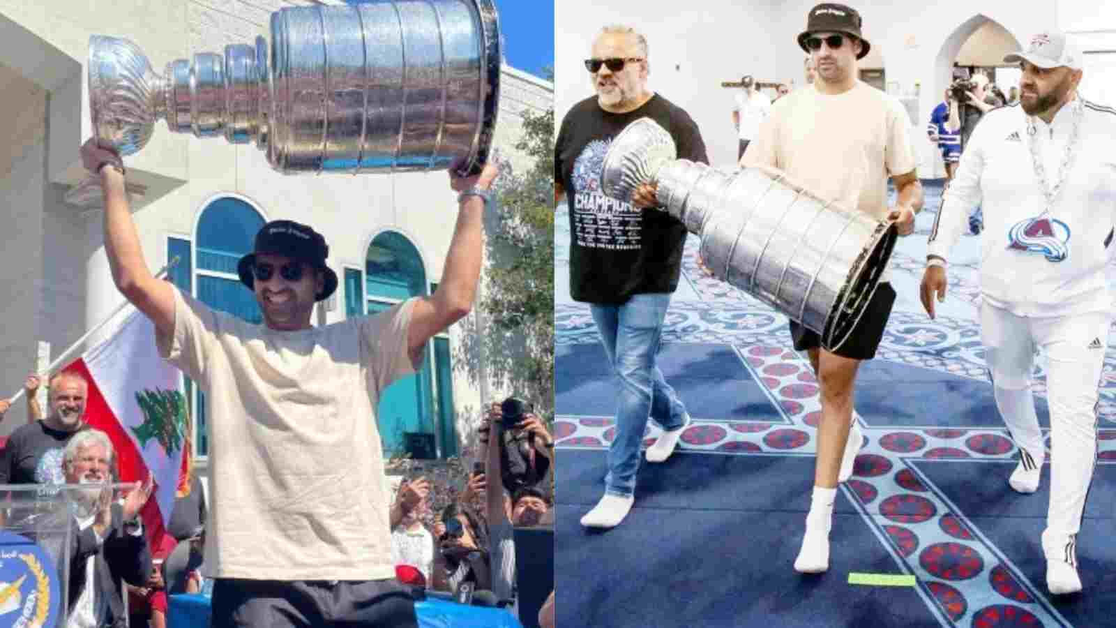 “It’s a huge, huge moment…it’s surreal” – Nazem Kadri brings Stanley Cup to mosque, first time ever in history