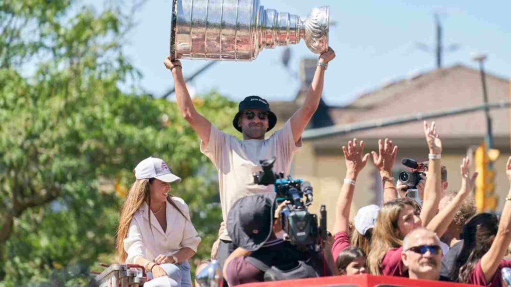 Nazem Kadri with Stanley Cup 