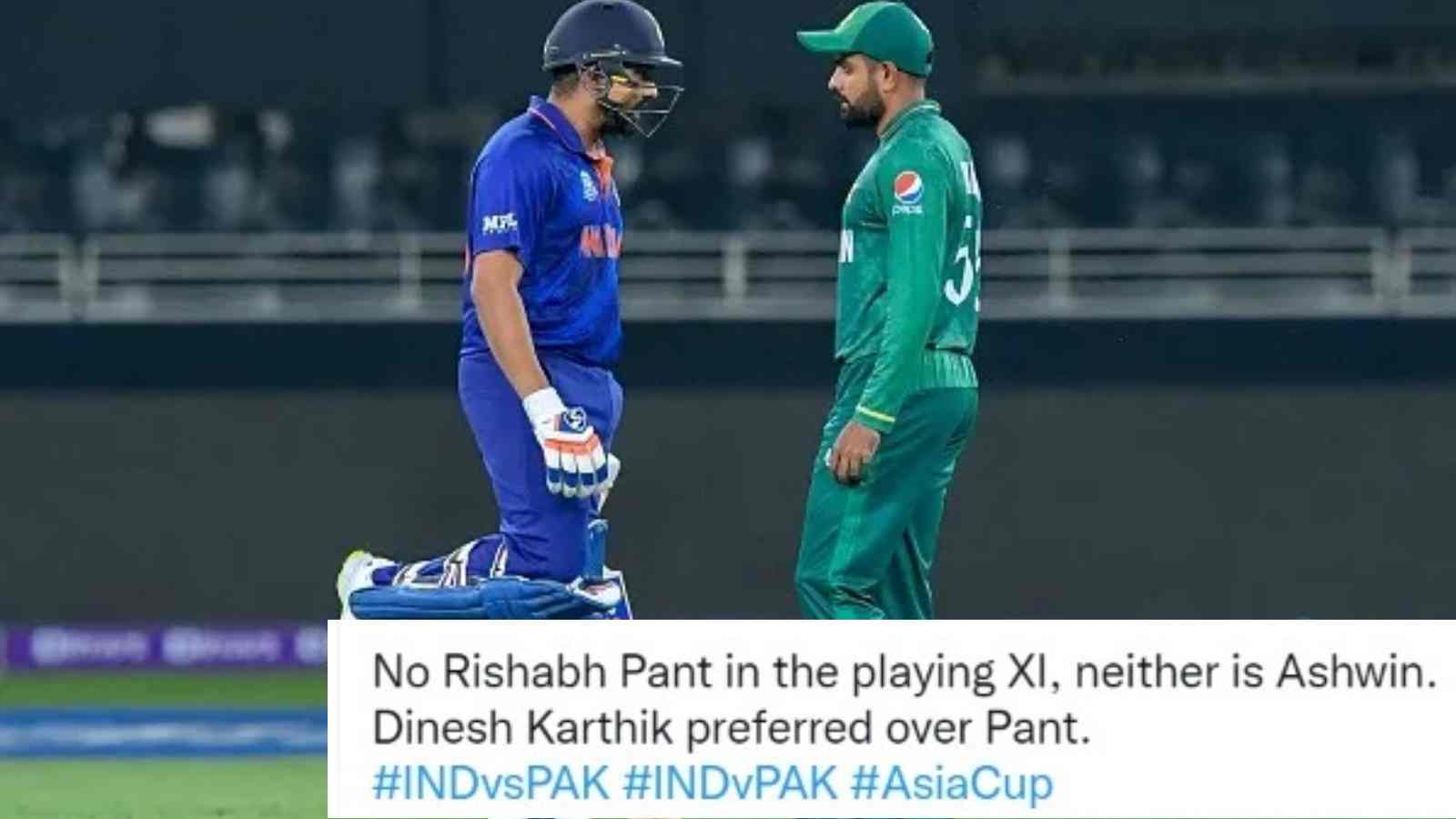 IND vs PAK 2022: “No Rishabh Pant???”- Twitter goes crazy as India doesn’t pick Rishabh Pant in Playing XI for Pakistan clash