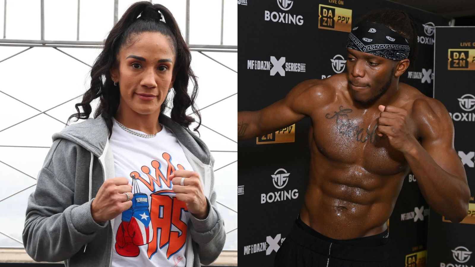 “Hope his team PROTECTS him,” Amanda Serrano WARNS KSI of not to fight Jake Paul for a ‘BAD NIGHT’