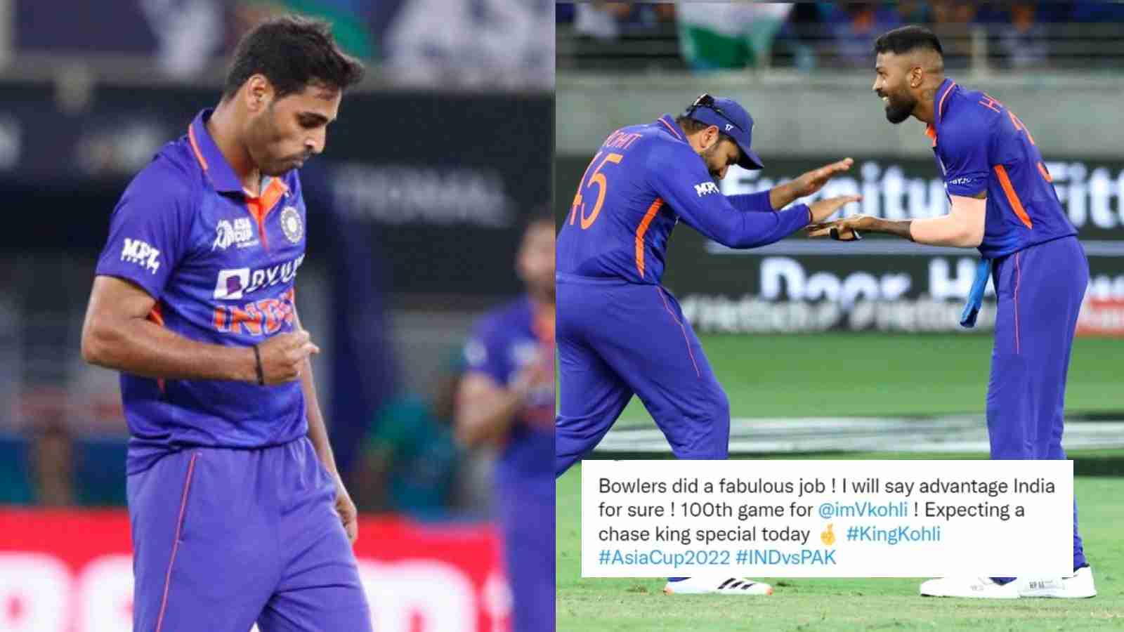 “Bhuvi vs Pak is a different story”- Twitter errupts as Bhuvneshwar Kumar, Hardik Pandya break Pakistan’s back; bundle out arch-rivals on 147