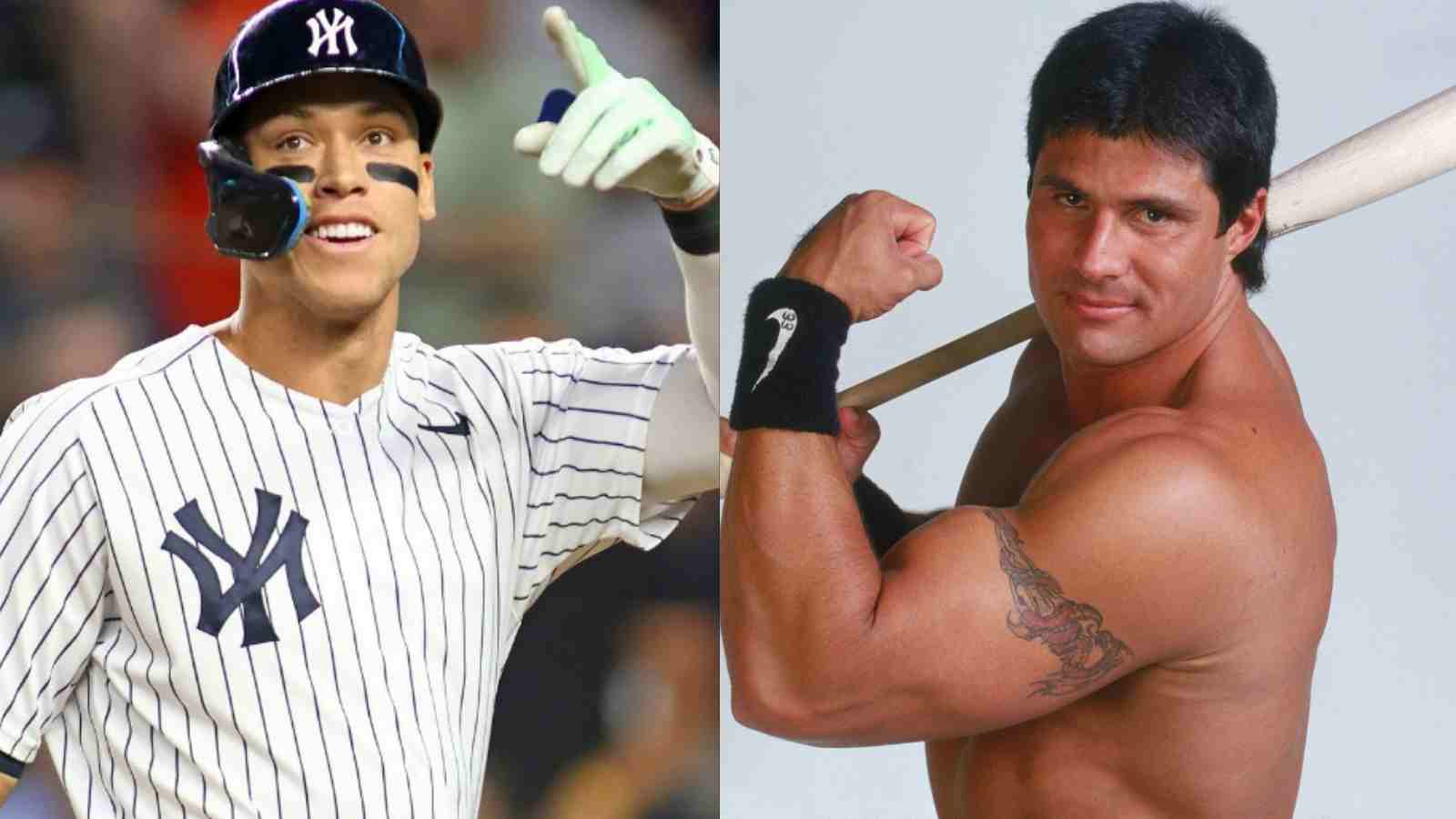 “Can hit a Softball further than him”: Aaron Judge was trolled by Jose Canseco, on pace to hit 63 HRs