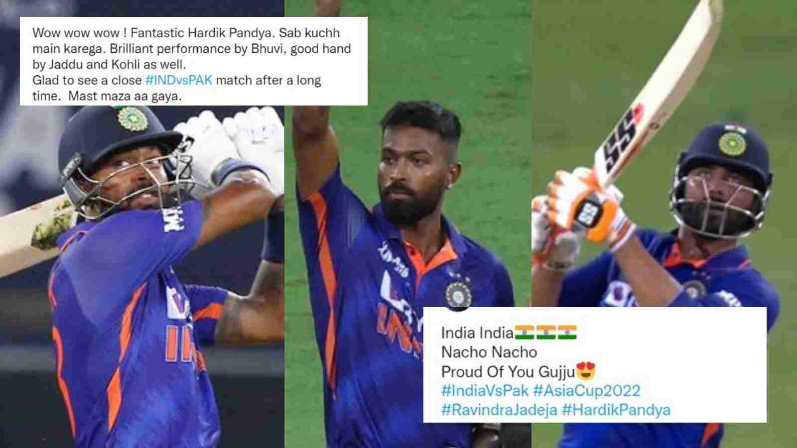 “Party Shuru!!”- Twitter reacts as a calm Hardik Pandya finishes off in style vs Pakistan; India wins by 5 wickets