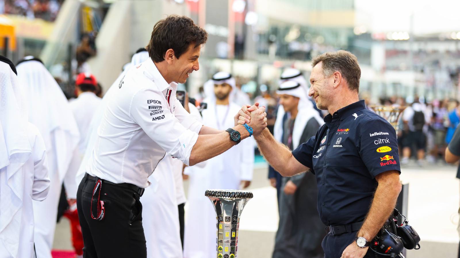 ‘I have to thank Toto for new floor rules’: Christian Horner jokingly thanks Mercedes’ team Principal for Red Bull’s win at Spa