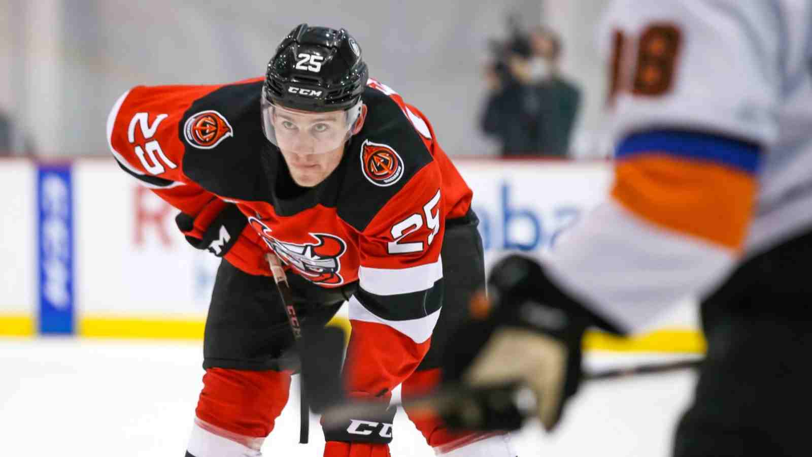 “Just soak it in” – Forward Nolan Foote follows dad’s advice in preparing for opening night roster with Devils