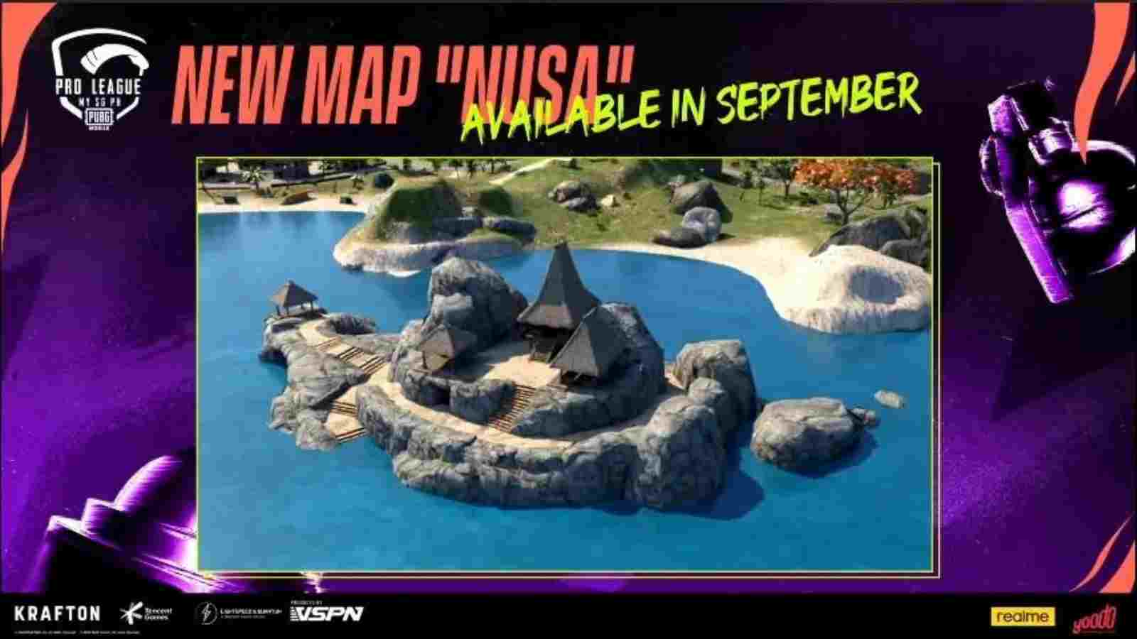 PUBG Mobile Nusa map officially unveiled, release date and more explored