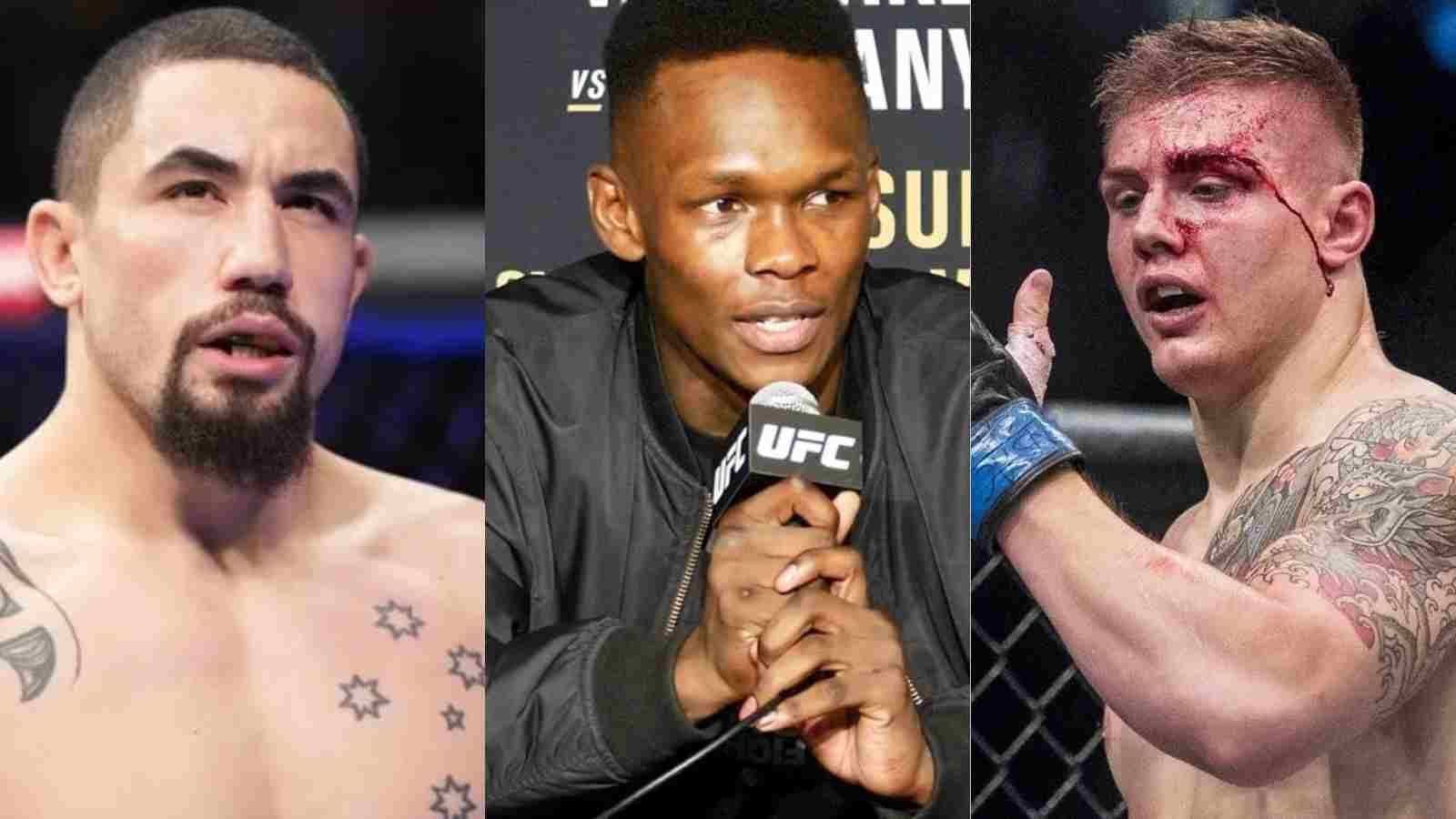 “I know who is going to win” – Israel Adesanya is NOT excited about Robert Whittaker vs Marvin Vettori at UFC Paris