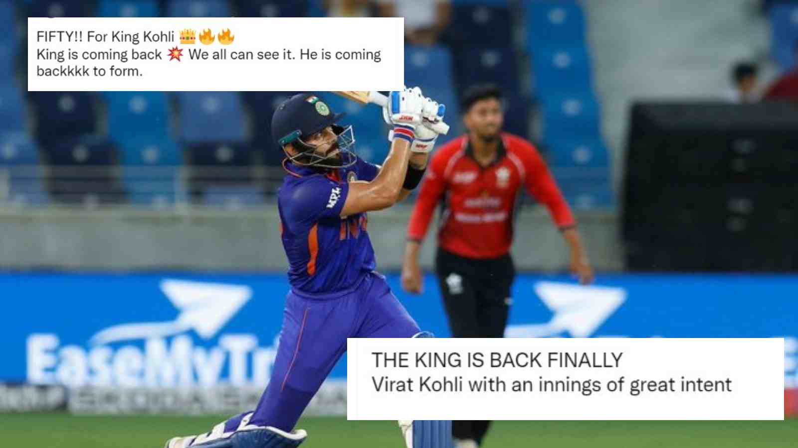 “The Return of the KING”- Twitter reacts as Virat Kohli becomes 1st batter to score 50 in Asia Cup 2022