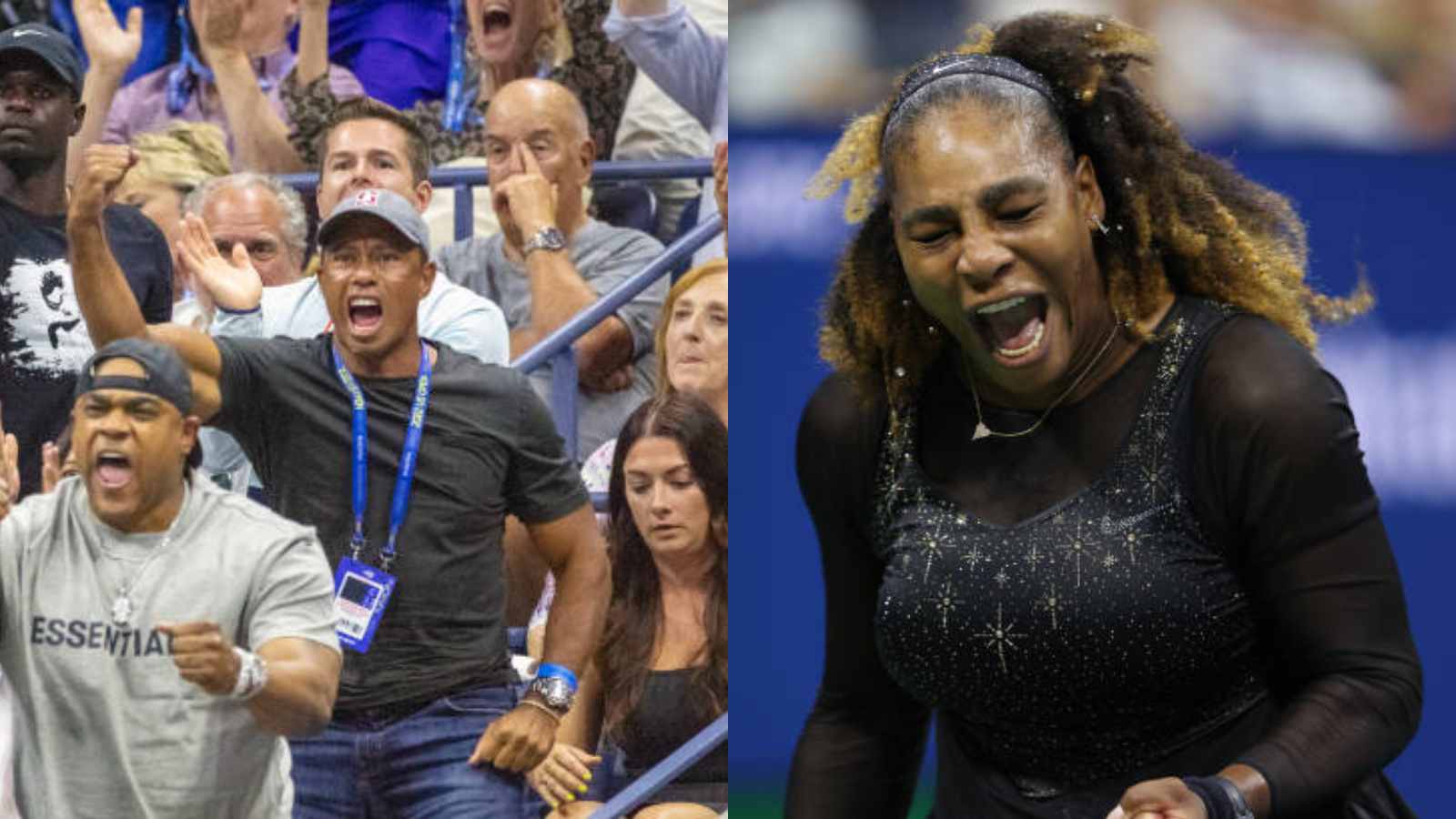 WATCH: “GOAT admires the queen!” Tiger Woods all fired up watching Serena Williams’ incredible point at US Open