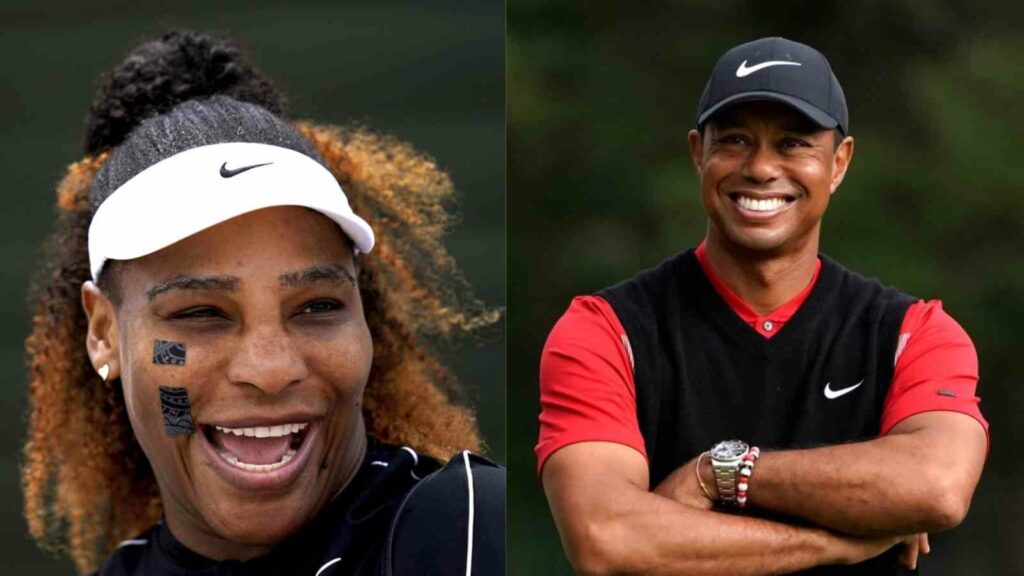 Serena Williams and Tiger Woods