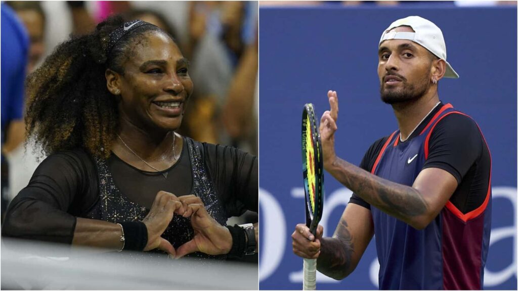 Serena Williams and Nick Kyrgios