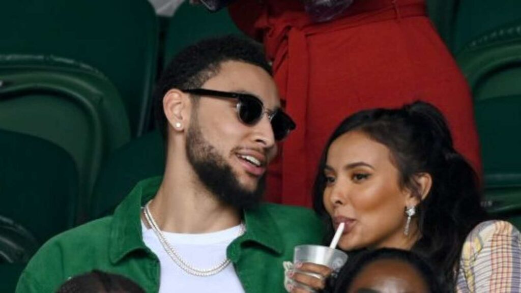 Ben Simmons and Maya Jama