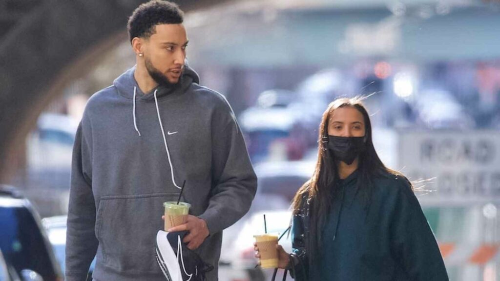 Ben Simmons and Maya Jama