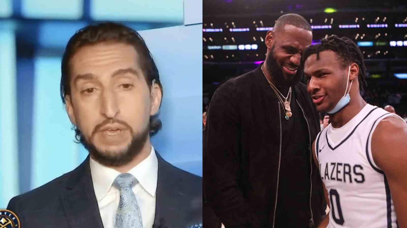 “What Bron is doing, I would do exactly the same” Nick Wright approves of LeBron James’ plan of recruiting sons to NBA