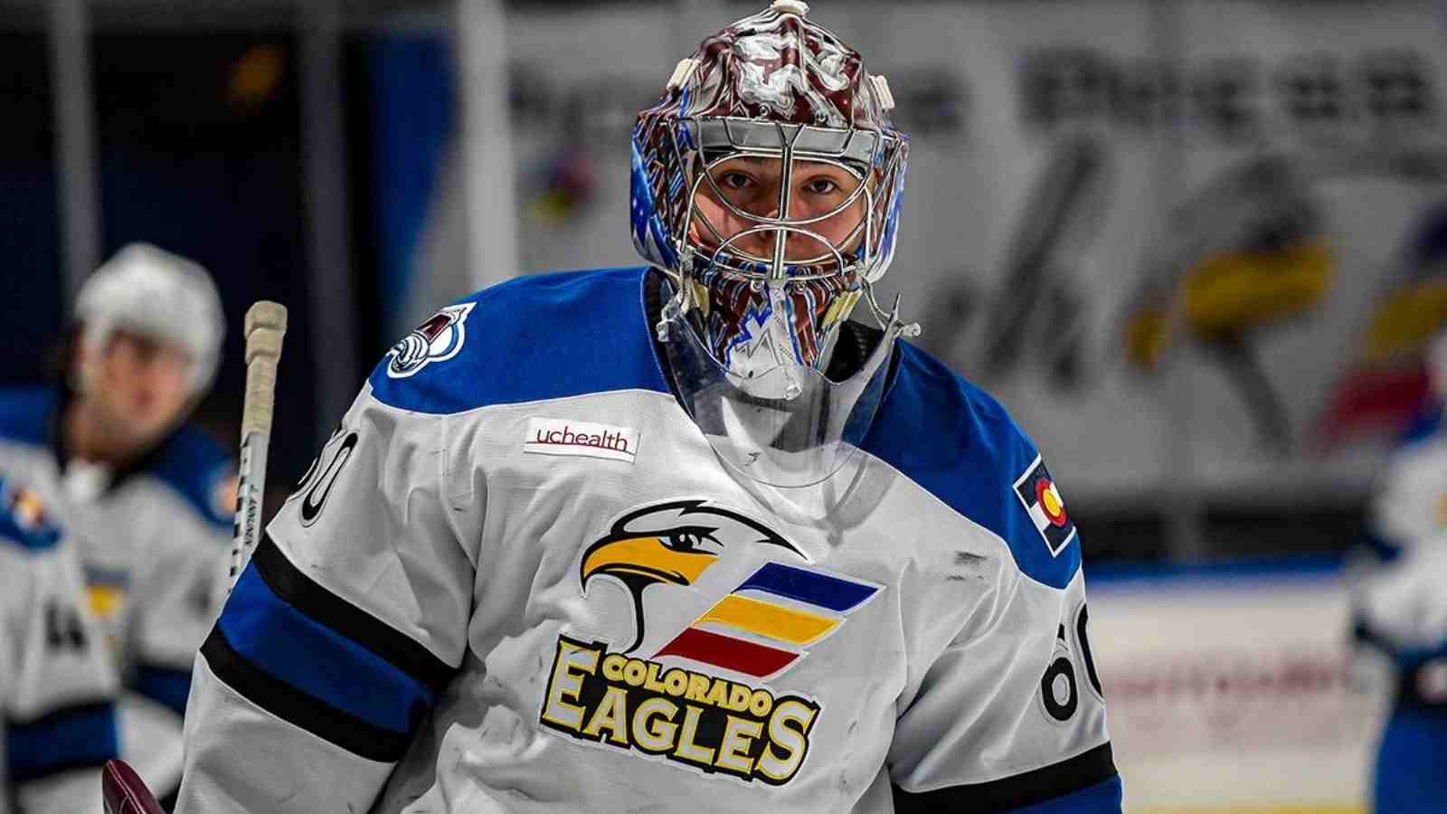 “So different than hockey in Finland” – Goalie Justus Annunen tuning in with North American game for Avalanche