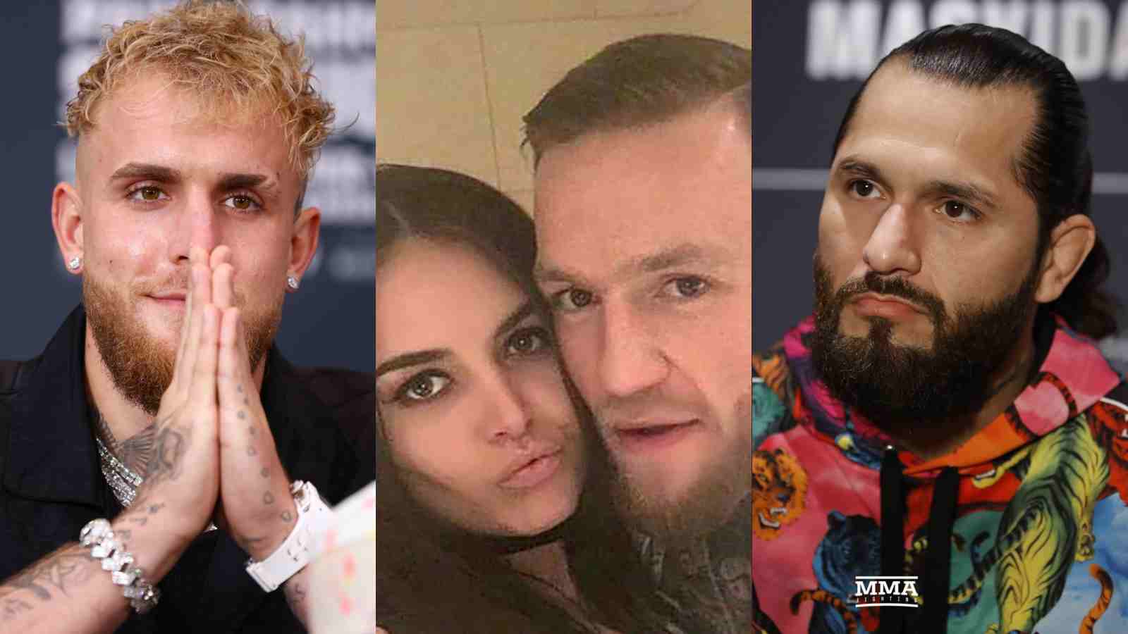 “He has a family” – Jorge Masvidal reacts to Jake Paul EXPOSING Conor McGregor for CHEATING on his wife