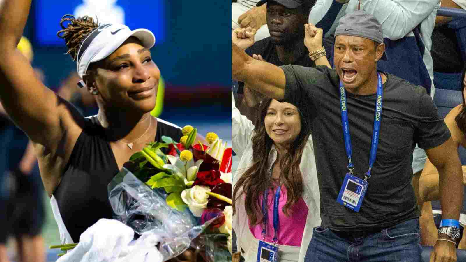 “Literally the greatest on and off the court!” Tiger Woods hails his ‘little sis’ Serena Williams’ elite career as she hangs her boots at the US Open