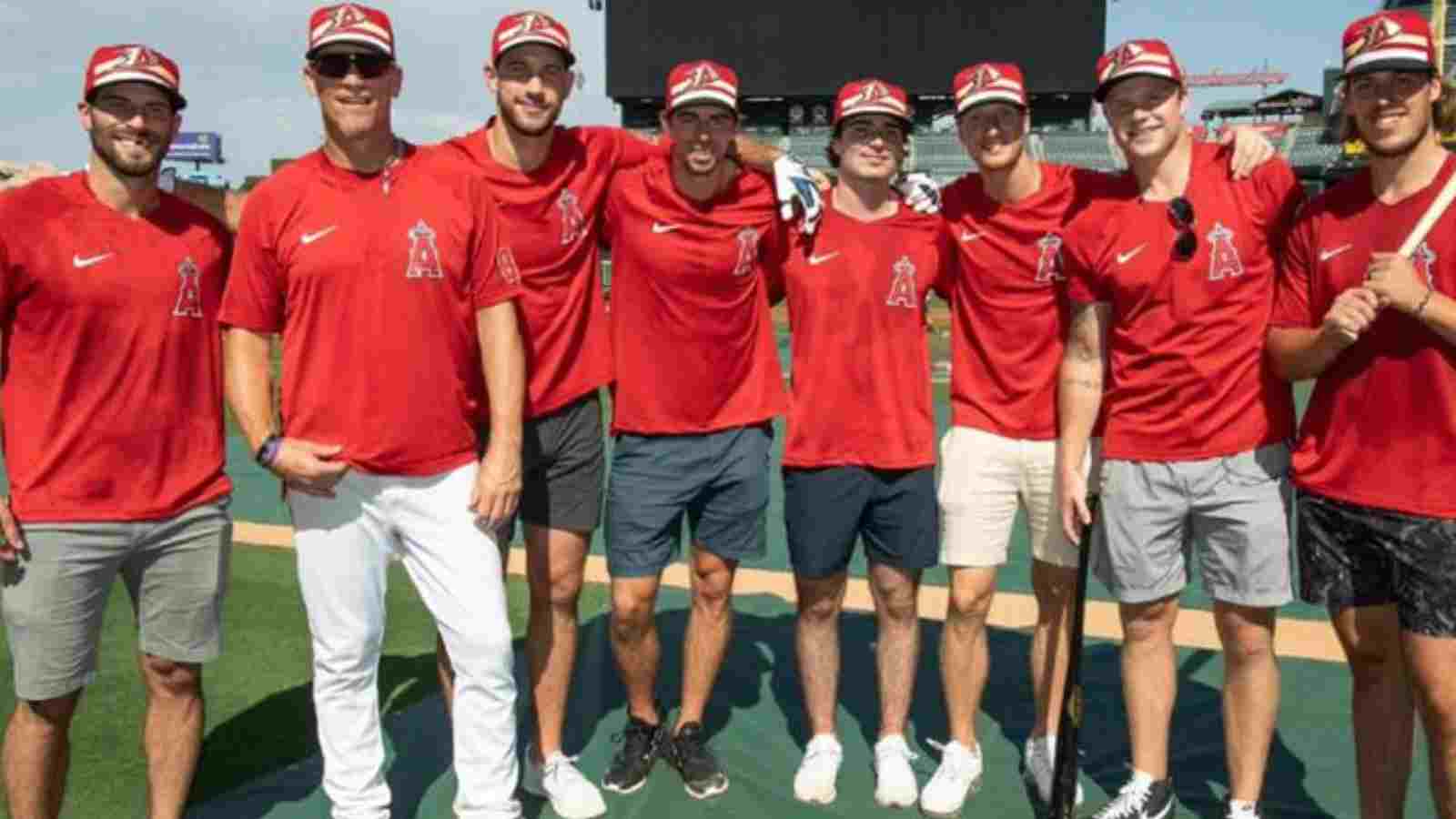 “We fly together tonight” – Twitter adores Los Angeles Angles hosting Anaheim Ducks players for batting practice before game