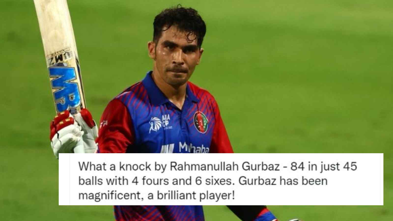 “Amazing!”- Twitter reacts as Rahmanullah Gurbaz’s 84 propels Afghanistan to 175/6 against Sri Lanka