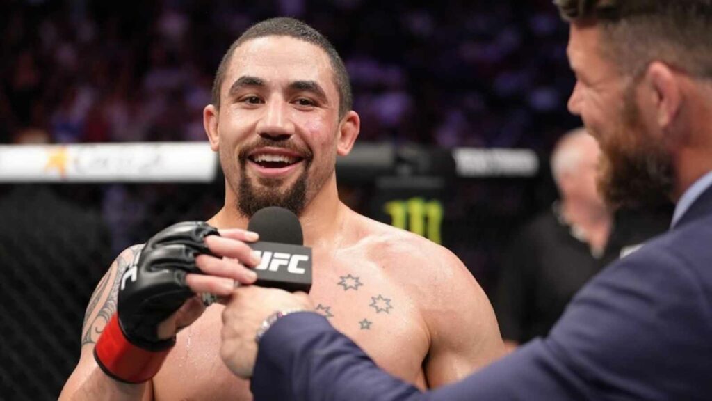 Robert Whittaker at UFC Paris