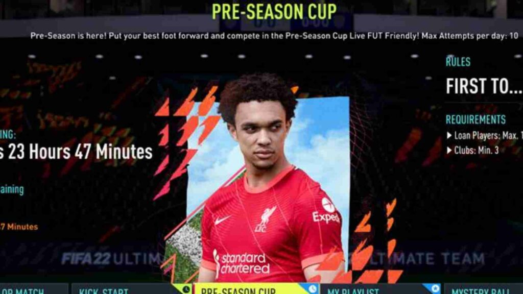 FIFA 22: How to Complete the Pre-Season Cup 3 Objectives? 