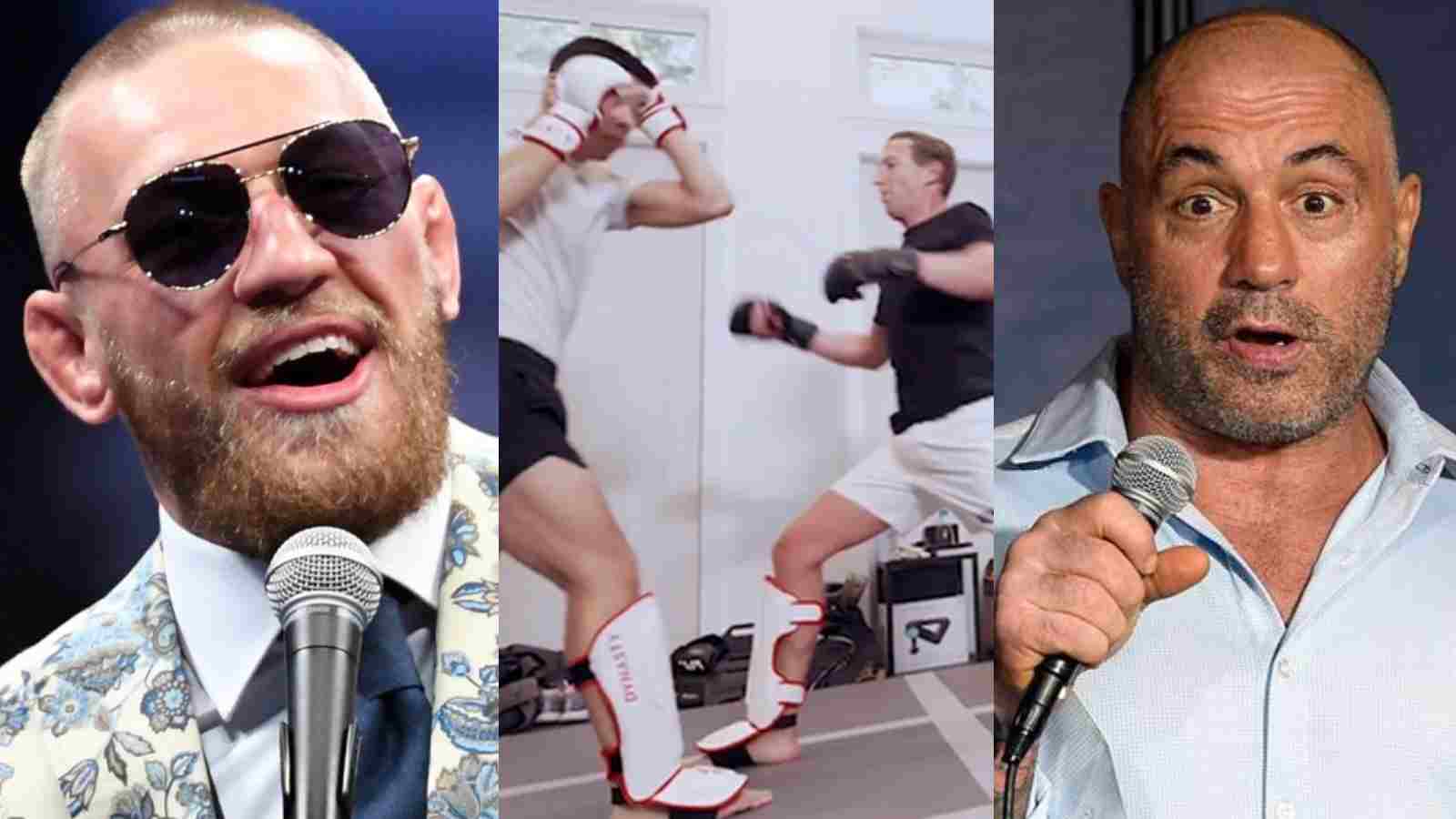 “F*****g awesome Mark!” – Conor McGregor and Joe Rogan react to Mark Zuckerburg’s MMA training video