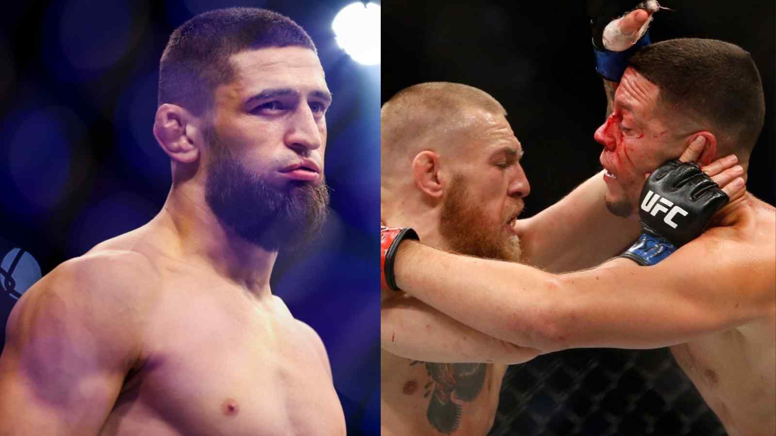 ‘I AM ON HIS SIDE’ – Khamzat Chimaev chooses between superstars Conor McGregor and Nate Diaz