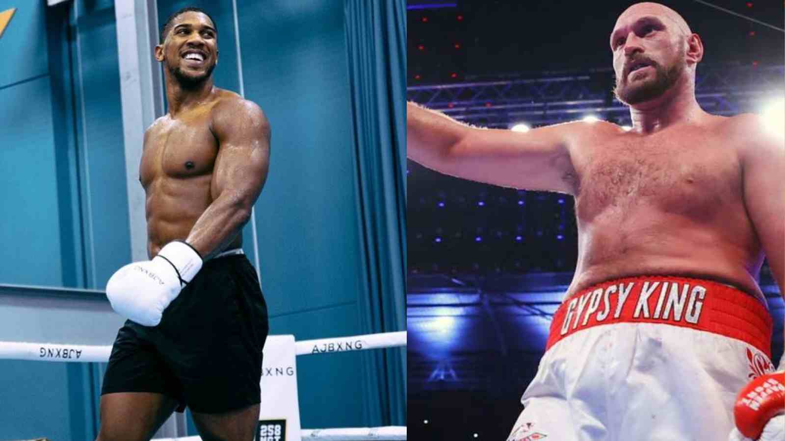 “Not For Online Clout” Anthony Joshua calls out Tyson Fury’s bluff as he asks the Gypsy King to contact his management for a December fight