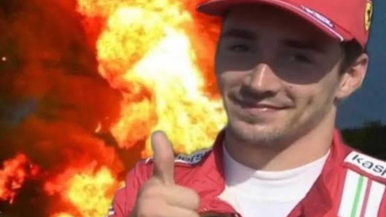 F1 Twitter brutally trolls Charles Leclerc for Ferrari’s ‘stragedies’: “Max Verstappen won in Spa, He wins in Monza”