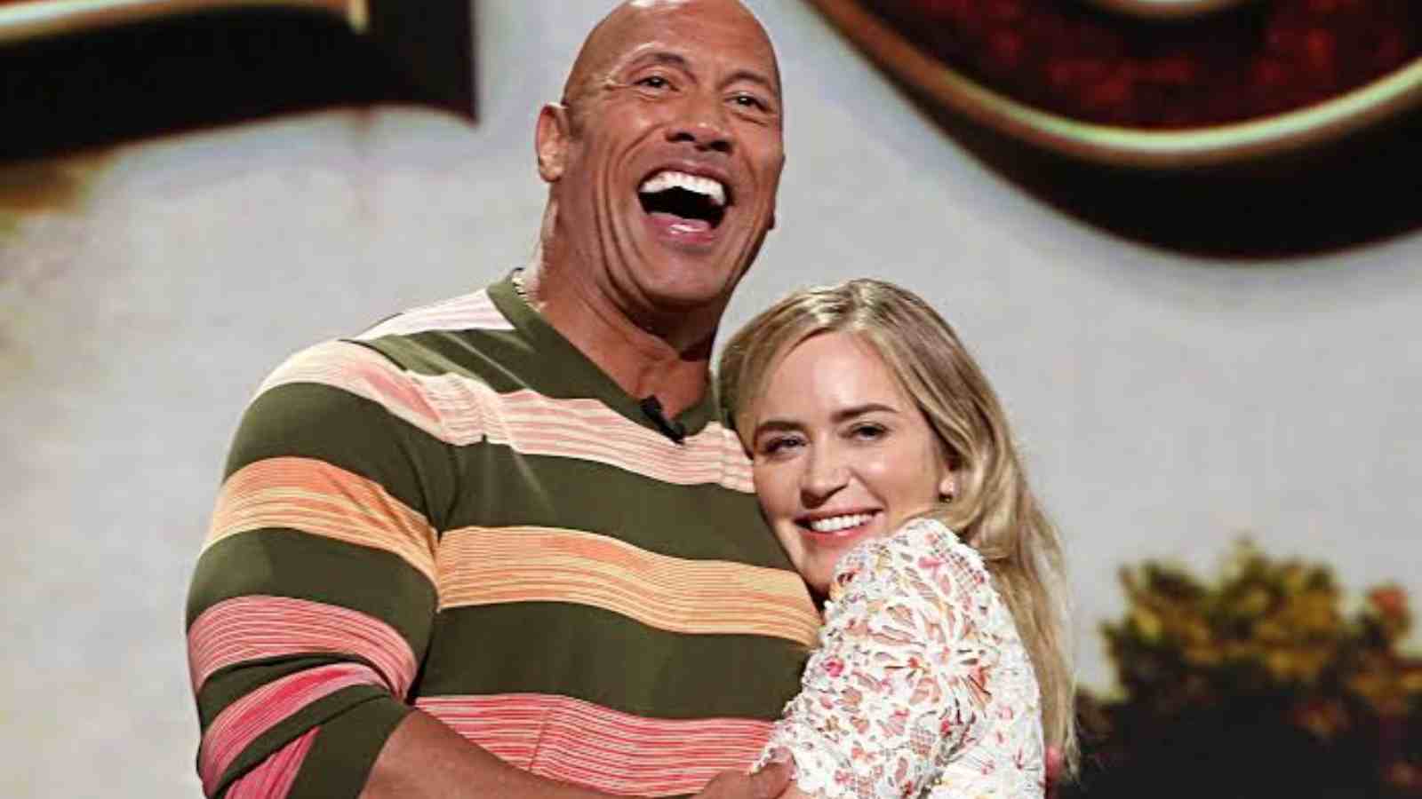 “It’s me and him” When Hollywood star Emily Blunt spoke about Dwayne Johnson