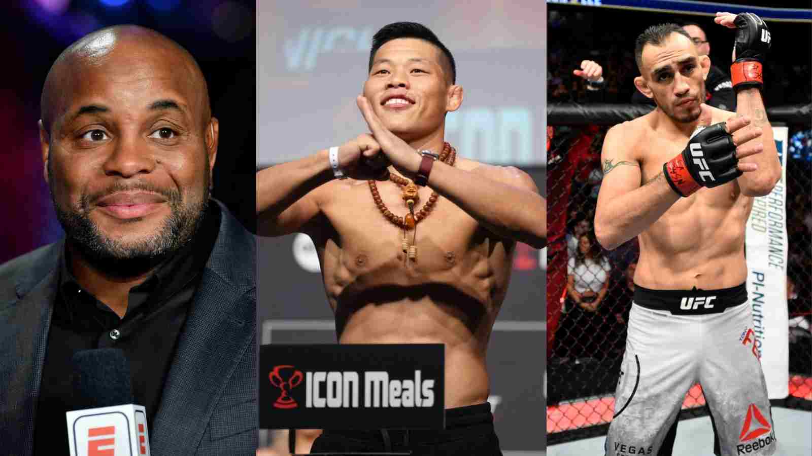 “He hits hard”- Daniel Cormier thinks Li Jingliang would be a very difficult test for Tony Ferguson after a BRUTAL KO loss