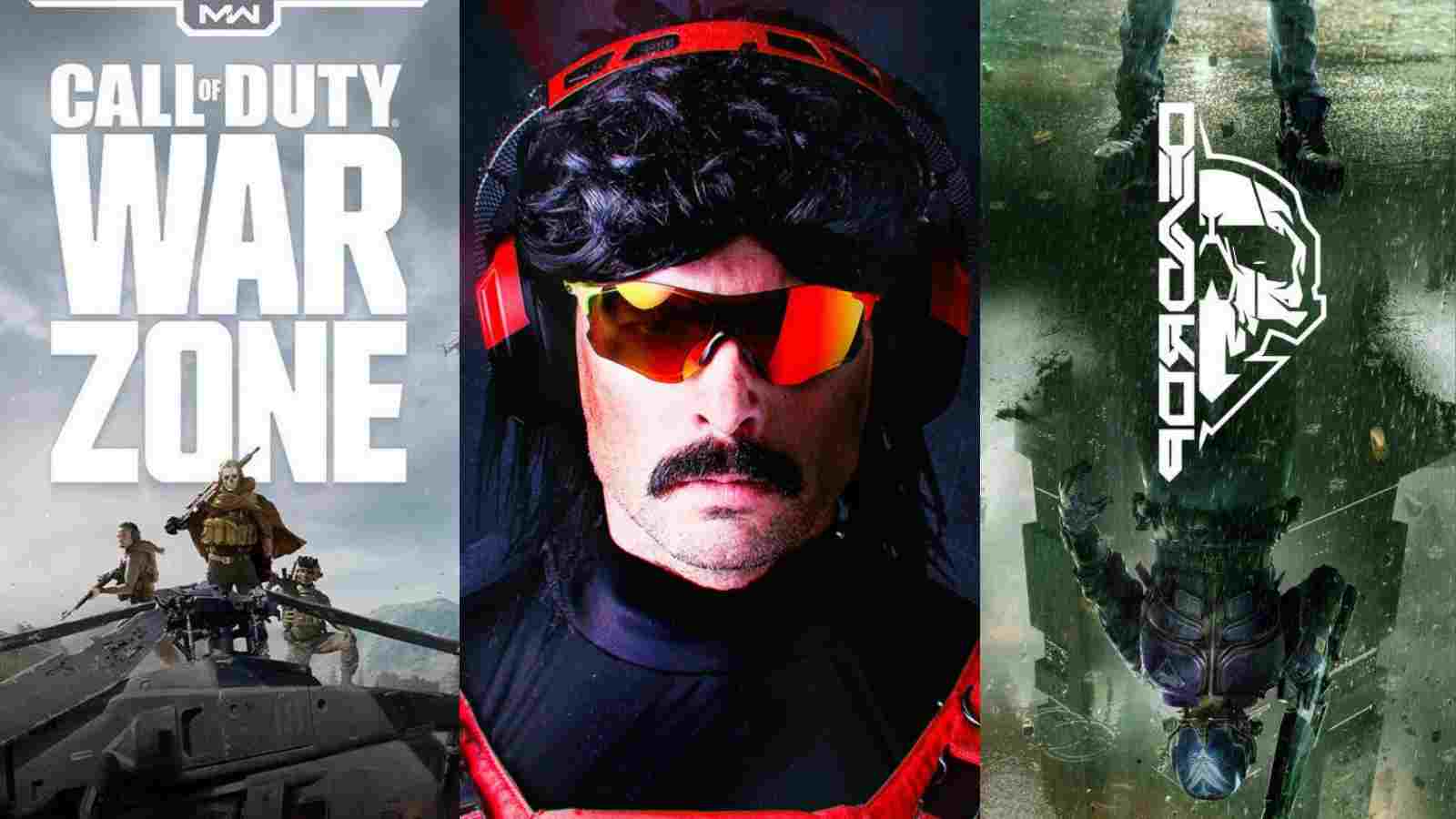 “Bunch of slimy guys over here”: Dr DisRespect lashes out at Warzone devs for “stealing” DEADROP skin