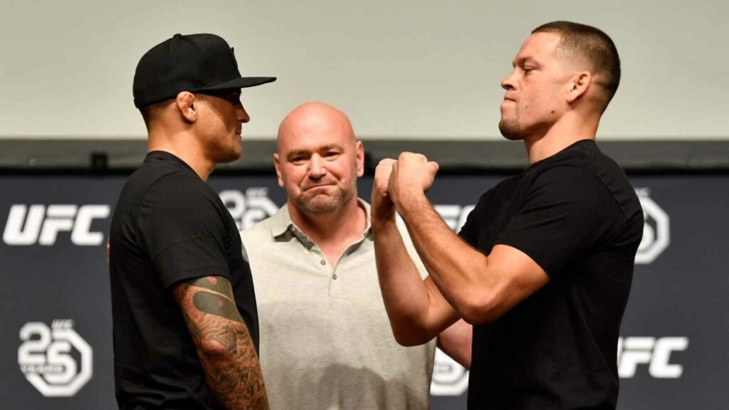 Nate Diaz and Dustin Poirier 