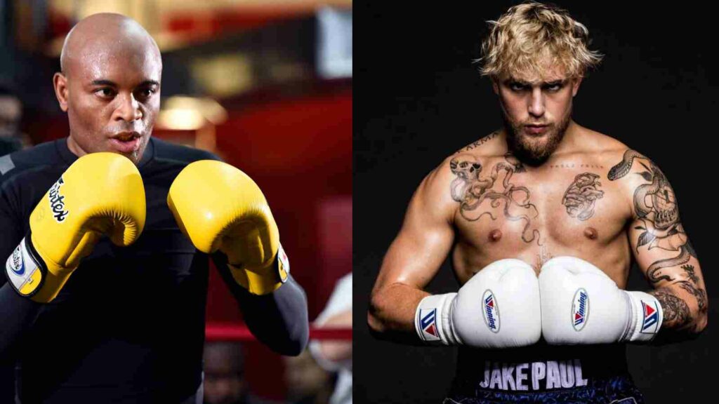 Anderson Silva and Jake Paul