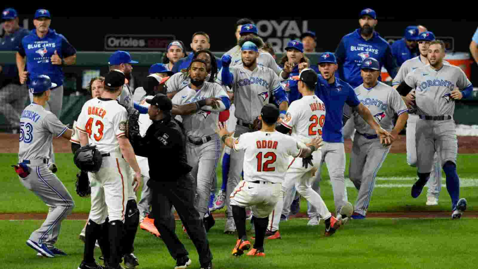 “Pieces of sh*t”: Bryan Baker meddles with Blue Jays’ bench, brawl erupts as Orioles hoist gutsy win