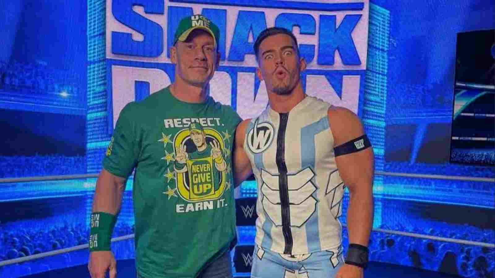 ” I am pretty CONFIDENT” Austin Theory believes that his WRESTLEMANIA dream match with John Cena is on the cards