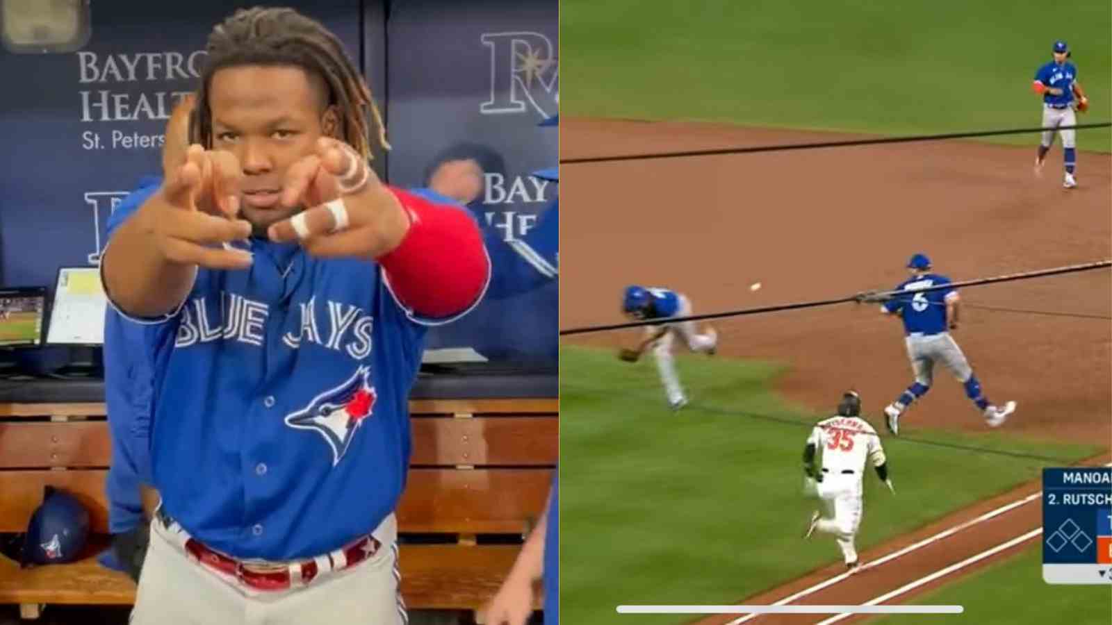 Watch: “That was dope” Vladimir Guerrero Jr. making an insane behind-the-back pass, Blue Jays suppress Orioles night after brawl