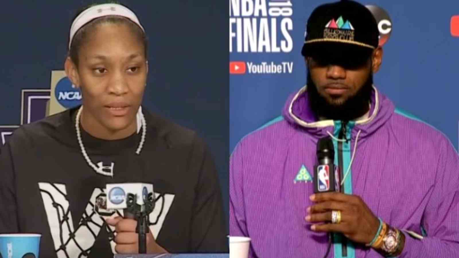 “Congrats SIS” LeBron James shows honest emotion as ‘D-Lover’ A’ja Wilson wins WNBA MVP accolade