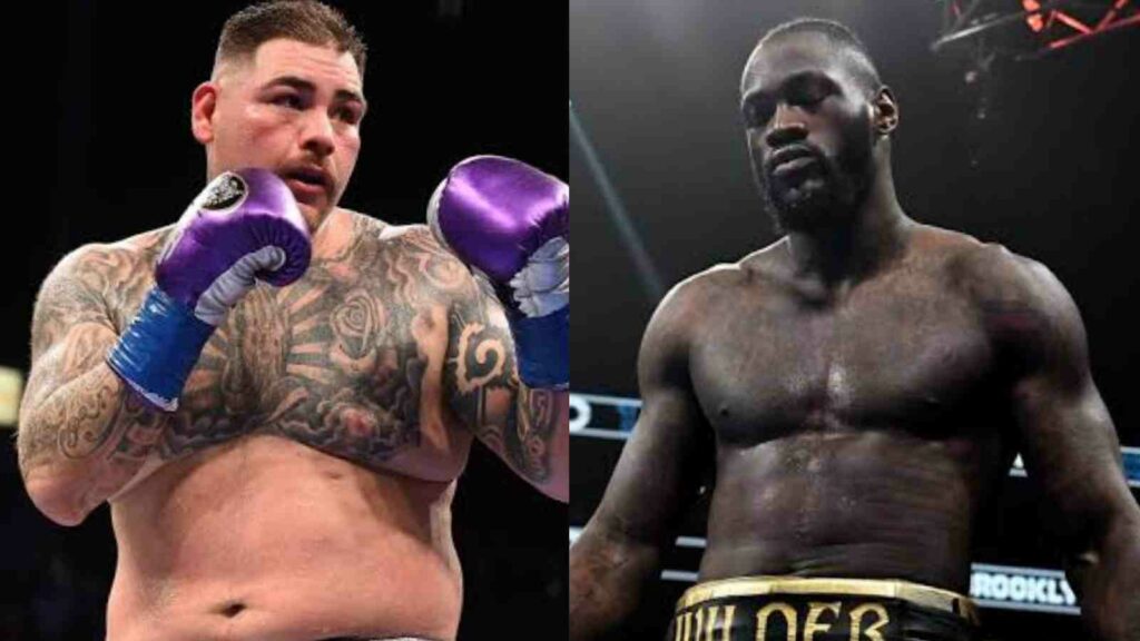 Andy Ruiz and Deontay Wilder 