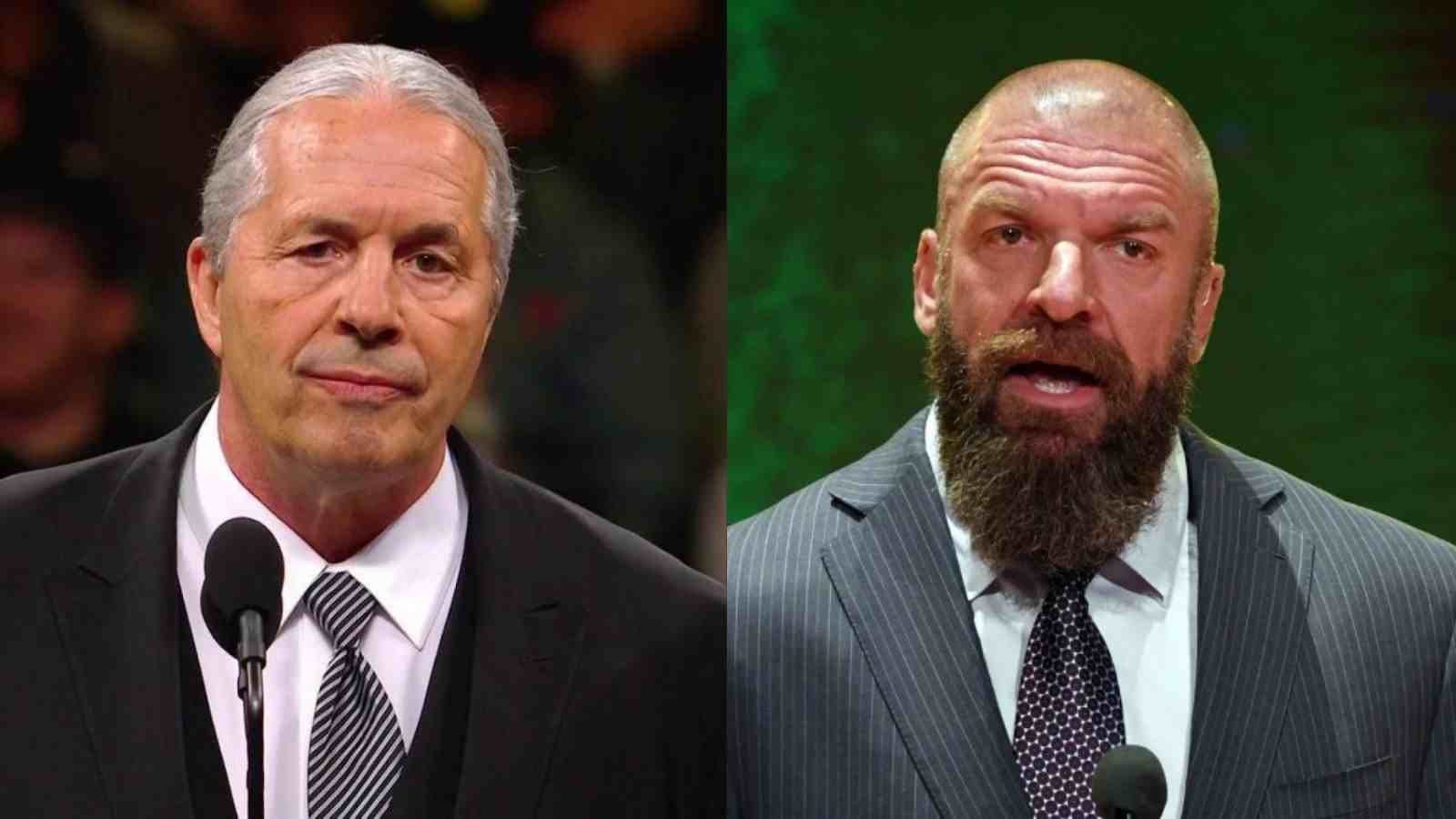 Bret Hart claimed that WWE used Triple H to “Tar and feather” the WWE legend in the final days of his life