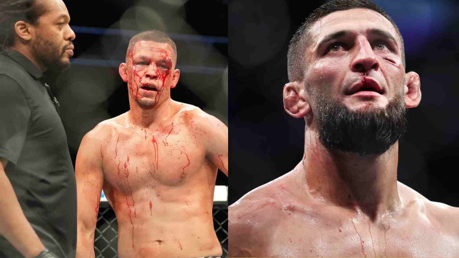 “Till Knocked out by a Bottle” Pros react to Nate Diaz and Khamzat Chimaev’s UFC 279 backstage fight