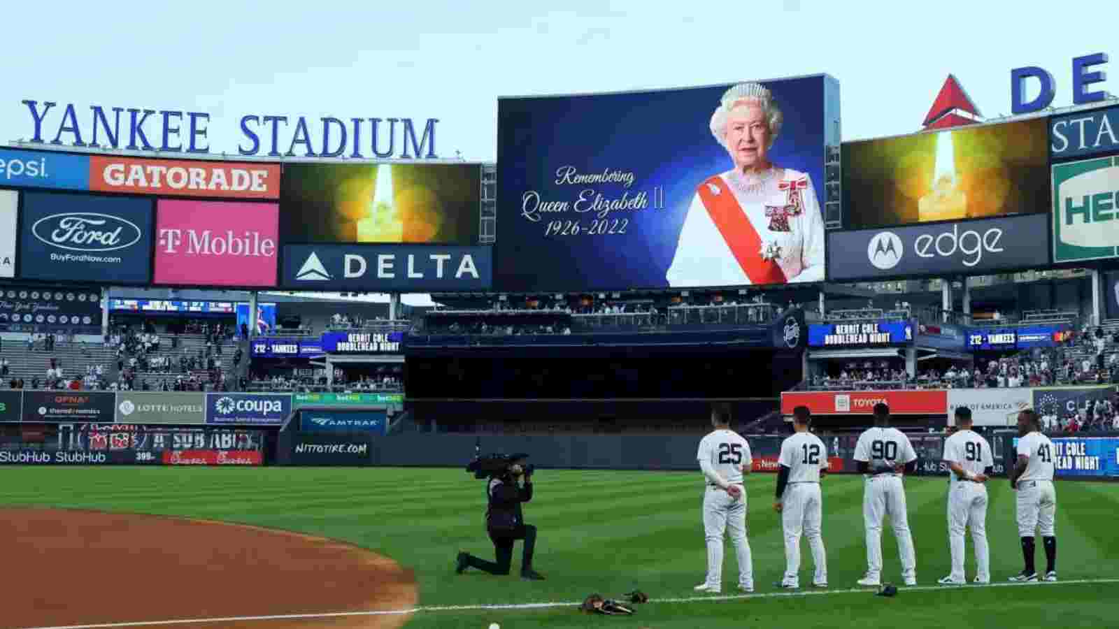 Queen Elizabeth II’s demise mourned by Major League Baseball, The Yankees pay respect in The Bronx