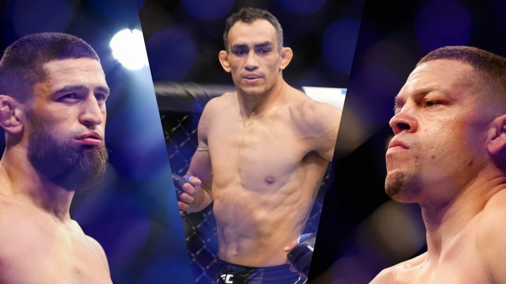 Nate Diaz x Khamzat Chimaev x Tony Ferguson  