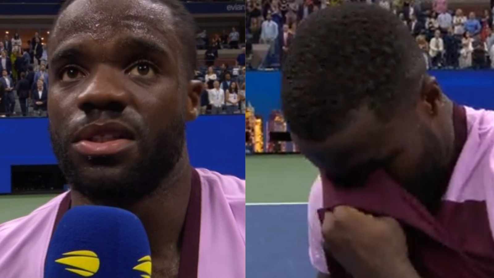 WATCH: “I’m gonna come back and I will win this thing one day,” Frances Tiafoe breaks down emotionally after ‘heartbreaking’ loss in the US Open semifinal