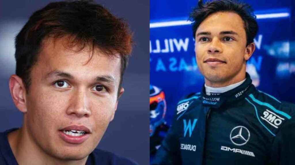 Alex Albon and Nyck De Vries