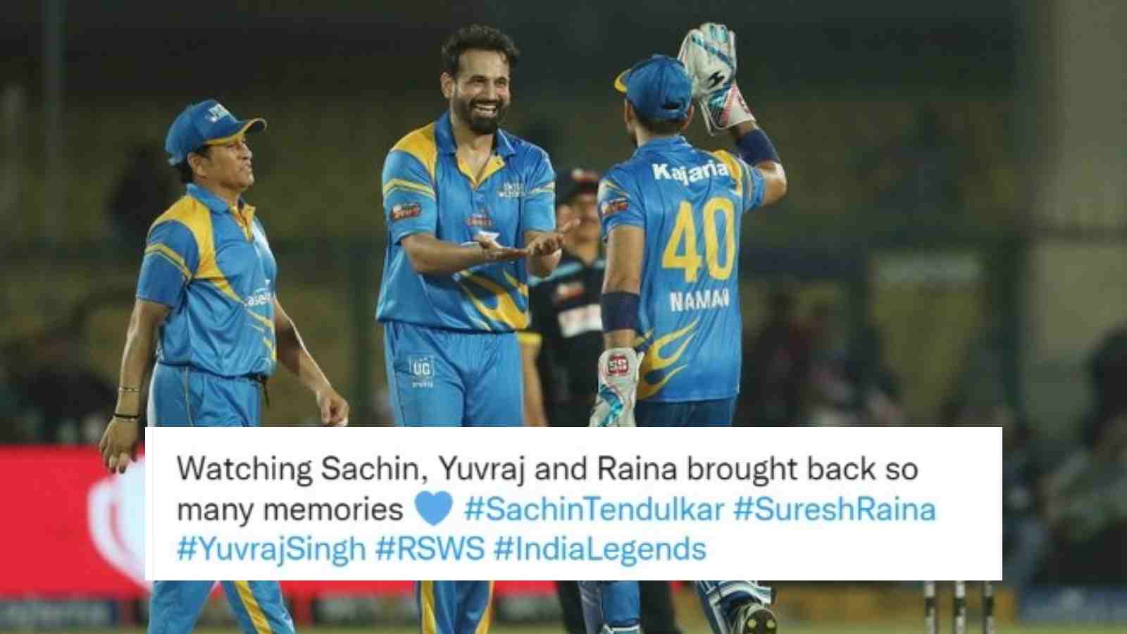 “Indian team me aa jaao”- Sachin plays over-the-top shot, Irfan Pathan swings the ball, Stuart Binny’s knock help India beat SA Legends by 61 runs